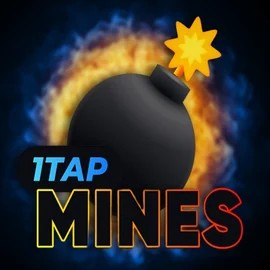 1Tap Mines logo by Turbo Games at Casea Casino