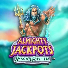 Almighty Jackpots – Realm of Poseidon by Novomatic, showcased at caseacasinoo.ch – game logo