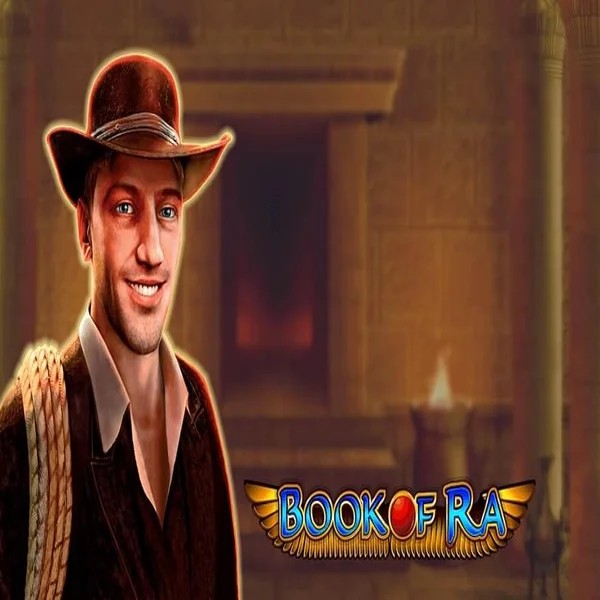 Book of Ra online game logo by Greentube on caseacasinoo.ch