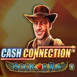 Cash Connection Book Of Ra by Novomatic, showcased at caseacasinoo.ch – game logo