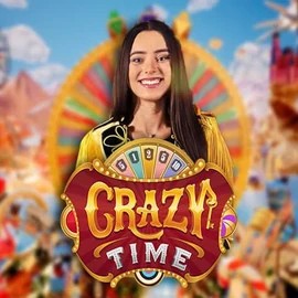 Crazy Time casino game by Evolution – featured logo at Casea Casino