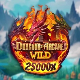 Dragons of Arcane Wild online game logo by Foxium on caseacasinoo.ch