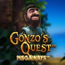 Gonzo's Quest Megaways slot logo by Red Tiger Gaming at Casea Casino