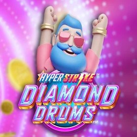 Hyper Strike Diamond Drums slot visual from Gameburger Studios available on caseacasinoo.ch