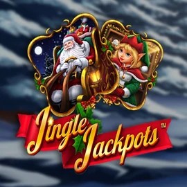 Jingle Jackpots logo by Dragon Gaming at Casea Casino