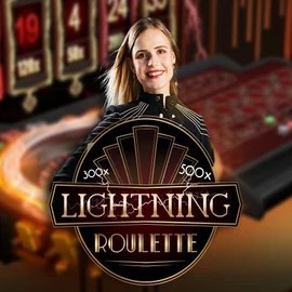 Lightning Roulette logo by Evolution Casea Casino