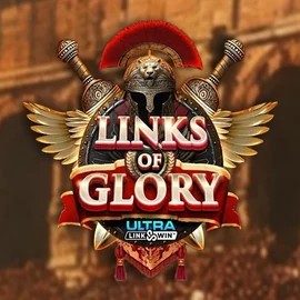 Official Slots logo: Links of Glory by Slingshot Studios at Casea Casino