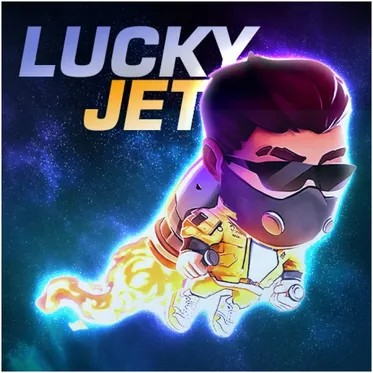 Lucky Jet logo by 1win Games at Casea Casino