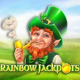 Rainbow Jackpots online game logo by Red Tiger Gaming on caseacasinoo.ch