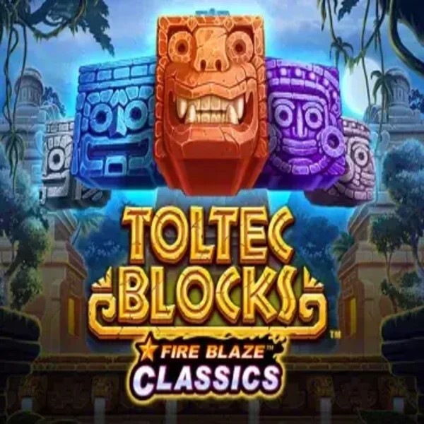 Fire Blaze: Toltec Blocks by Rarestone Gaming, showcased at caseacasinoo.ch – game logo